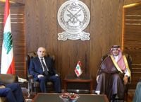 منسى يستقبل السفير السعودي