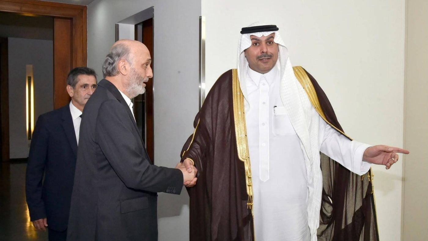جعجع يبحث مع السفير السعودي الأوضاع في لبنان والمنطقة