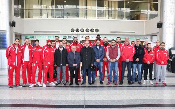 كاخيا وفواز ورزق وجارودي في وداعه
سلة : منتخب لبنان غادر الى الاردن
للمشاركة في بطولة غرب آسيا