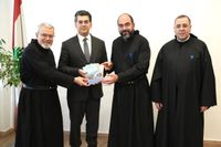 مرقص يستقبل وفداً أنطونياً ويكرّم داعمي «تلفزيون لبنان»