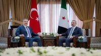 الشيباني وفيدان يبحثان تعزيز الشراكة السورية - التركية في دمشق