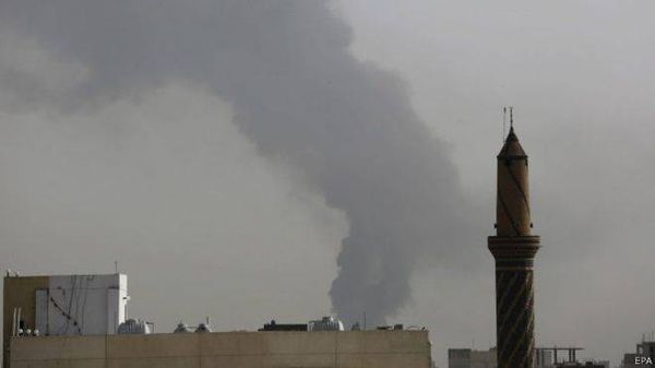 غارات سعودية على قاعدة الديلمي والمطار الحربي في صنعاء