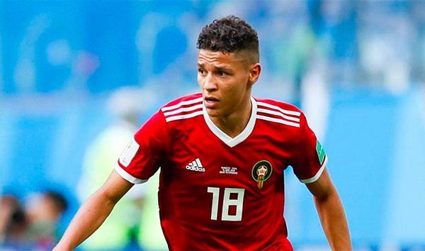 وصول أمين حارث لاعب الوسط المغربي لدعم المنتخب الوطني أمام فرنسا