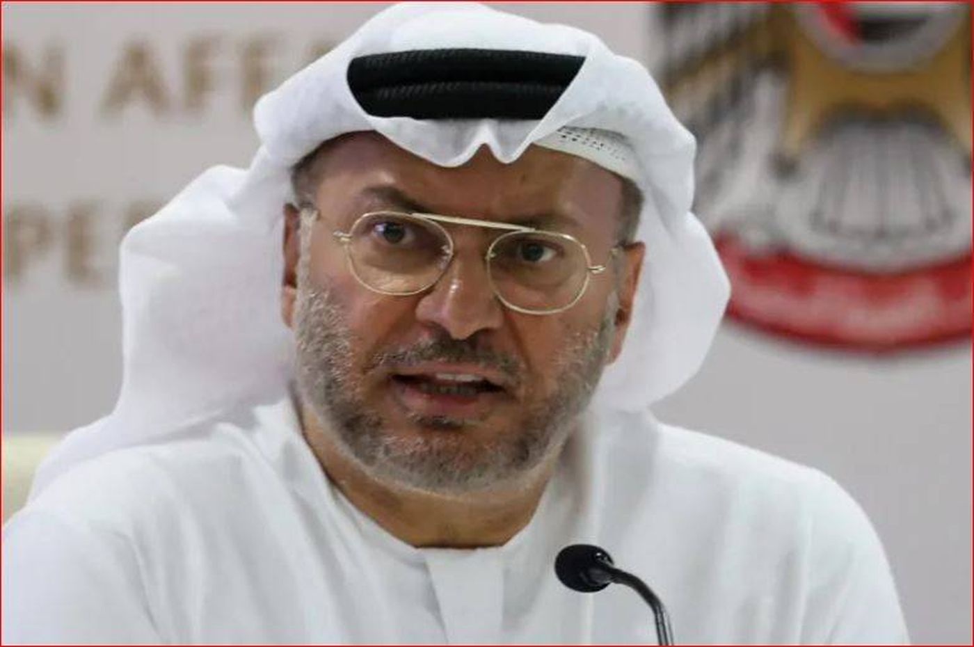 قرقاش: موقف الإمارات ثابت وصلب