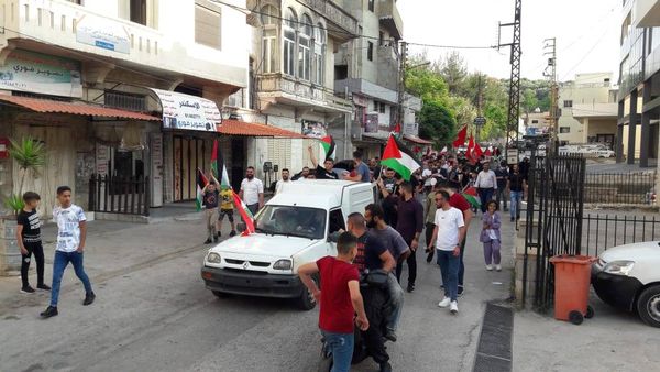 إستمرار المسيرات والوقفات في المناطق اللبنانية تضامنا مع فلسطين