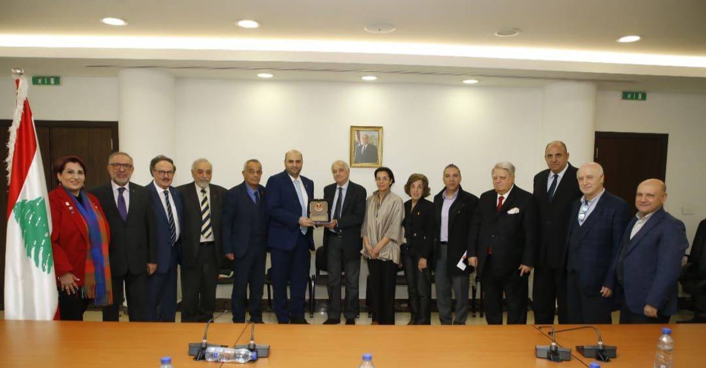 وفد اندية الروتاري من لجنة شلل الأطفال يزور وزير الصحة لإطلاق مشروع الروتاري لعام 2025 في لبنان