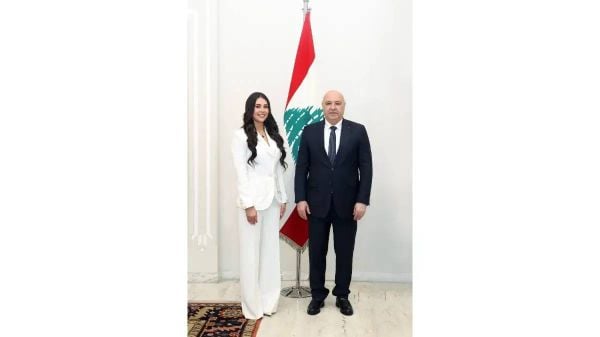 عون لبيرلا حرب: مشاركتك الدولية تعطي صورة مشرقة عن لبنان