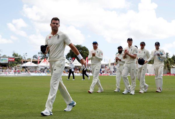 Anderson equals Botham record, England dismiss Windies for 289
