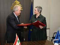 جابر يوقّع مع دو وال اتفاقيات تمويل من الاتحاد الأوروبي