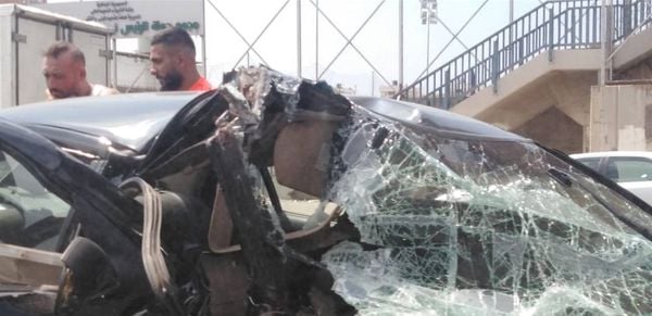 بالصور.. حادث سير مروع على طريق المدينة الرياضية