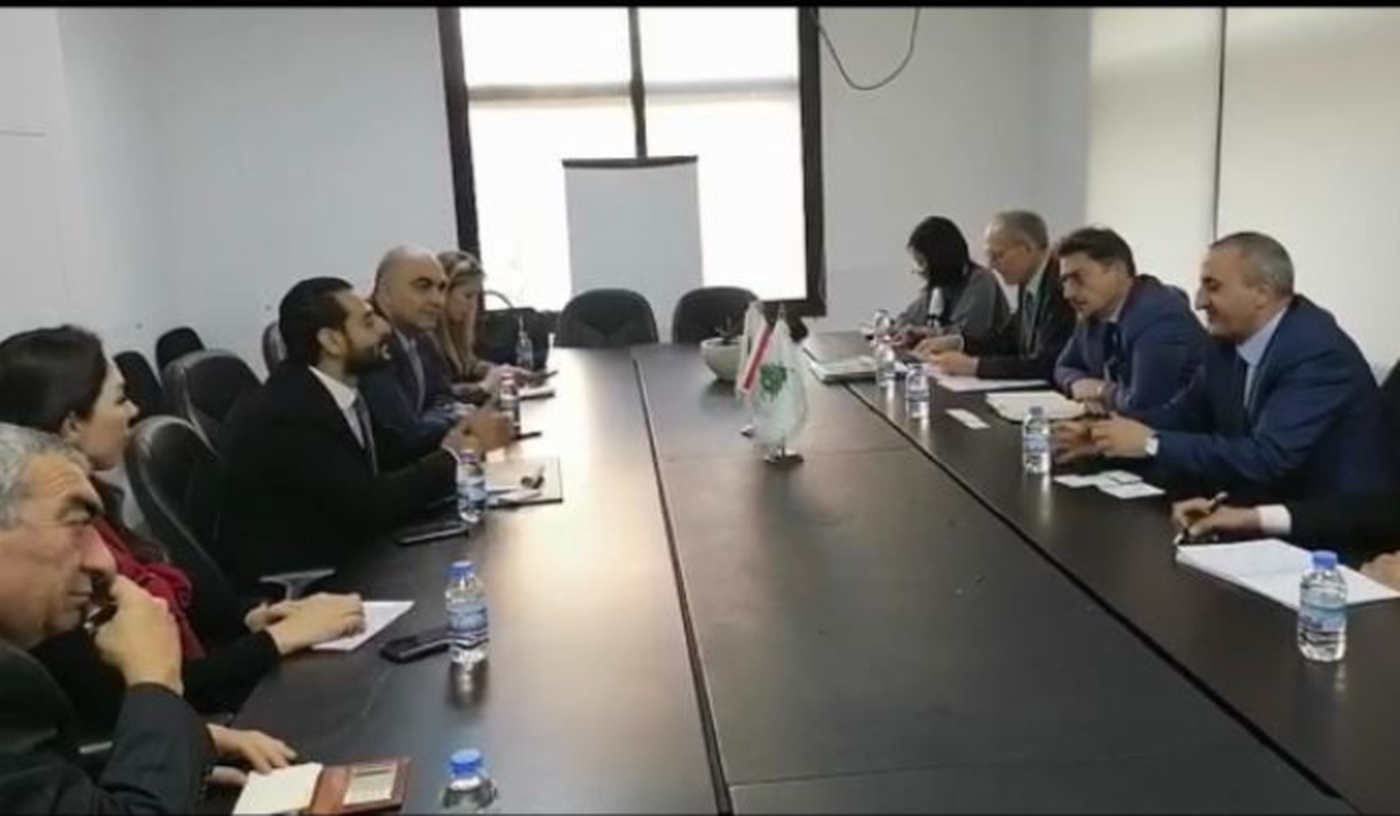 ابوحيدر عرض مع مونصو إجراءات زيارة البعثة الاقتصادية والتجارية للمنظمة الدولية للفرنكوفونية للبنان