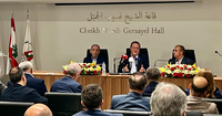 شقير يدعو القطاع الخاص اللبناني خلال لقاء حواري في جونيه
الى تشغيل محركاته بالسرعة القصوى للاستفادة من موسم الصيف