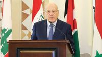 ميقاتي أبرق الى السيسي ومدبولي والبابا تواضروس معزيا بضحايا كنيسة إمبابة
