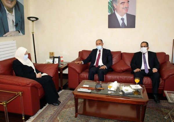 بهية الحريري التقت سفير تونس والجانبان أكدا أهمية تعزيز التعاون المشترك