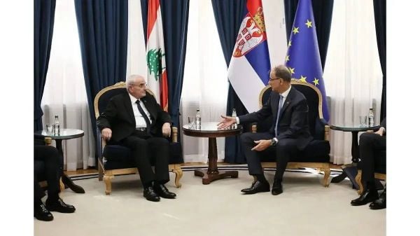 من بلغراد... منسى يشدد على استمرار الدعم الدولي للجيش
