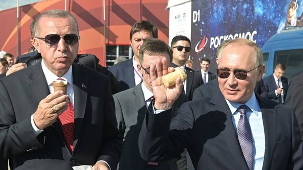 أردوغان: نسعى لزيادة قيمة التجارة مع روسيا إلى 100 مليار دولار