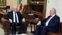 عون بحث مع الحاج وصدي أضرار قطاعي الاتّصالات والكهرباء