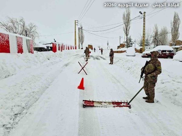 لبنان تحت تأثير المنخفض الجوي : أمطار غزيرة وثلوج... إنهيارات... قطع طرق... وأضرار في المزروعات والكهرباء