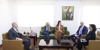 رجي يستقبل ممثلة برنامج الأغذية العالمي