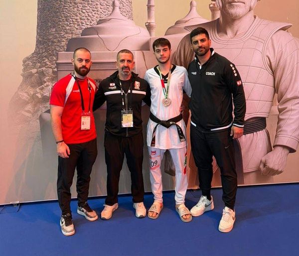 كأس العرب في التايكواندو:
ميدالية برونزية لرافاييل قدسي