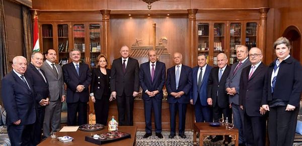 بري يستقبل وفدا برلمانياً ألمانياً والجمعية العاملية