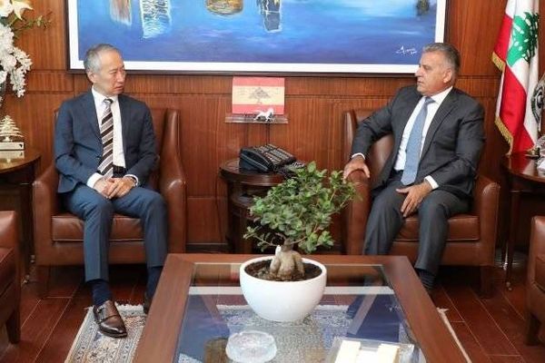 ابراهيم بحث مع السفير الياباني الأوضاع العامة