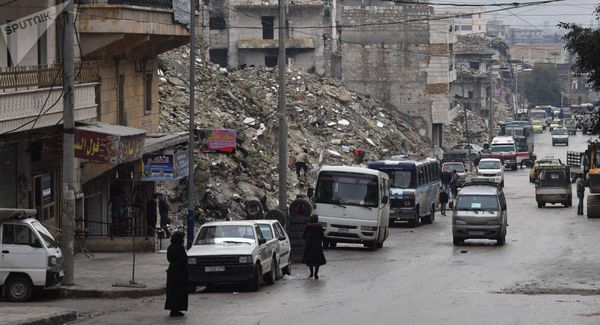 سقوط قذيفتين صاروخيتين وسط مدينة حلب