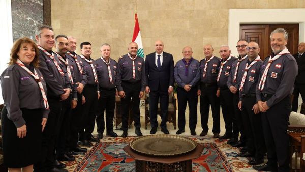 عون رئيسًا فخريًا للكشافة: حزبنا الواحد هو لبنان