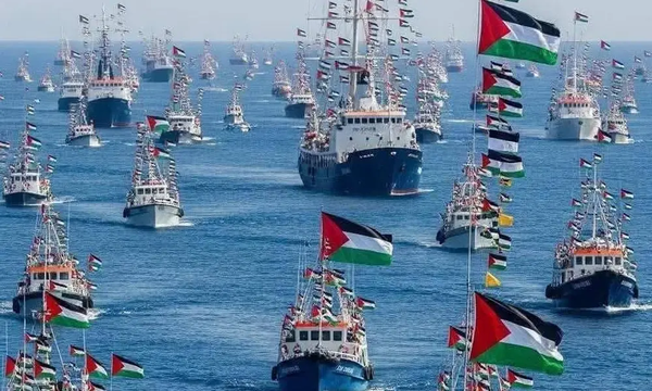 رغم تهديدات الاحتلال..54 سفينة من 
