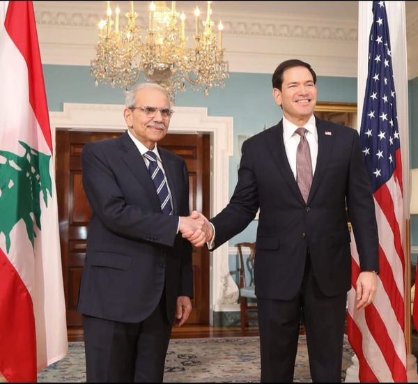 انتهاء اللقاء بين رئيس الحكومة نواف سلام ووزير الخارجية الأميركي ماركو روبيو
