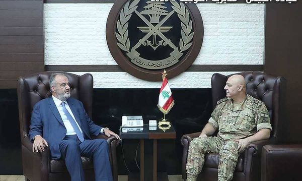 بوشكيان زار العماد عون: الجيش
الضامن الوحيد للأمن والإستقرار