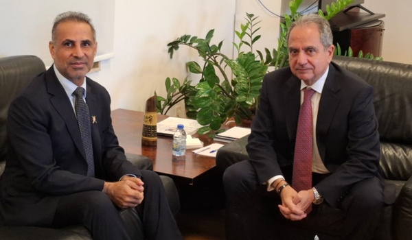 الصدي يبحث مع سفير سلطنة عُمان التعاون في ملف الطاقة