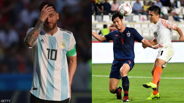 نجم منتخب الهند يتخطى ميسي.. لكنه يصطدم برونالدو