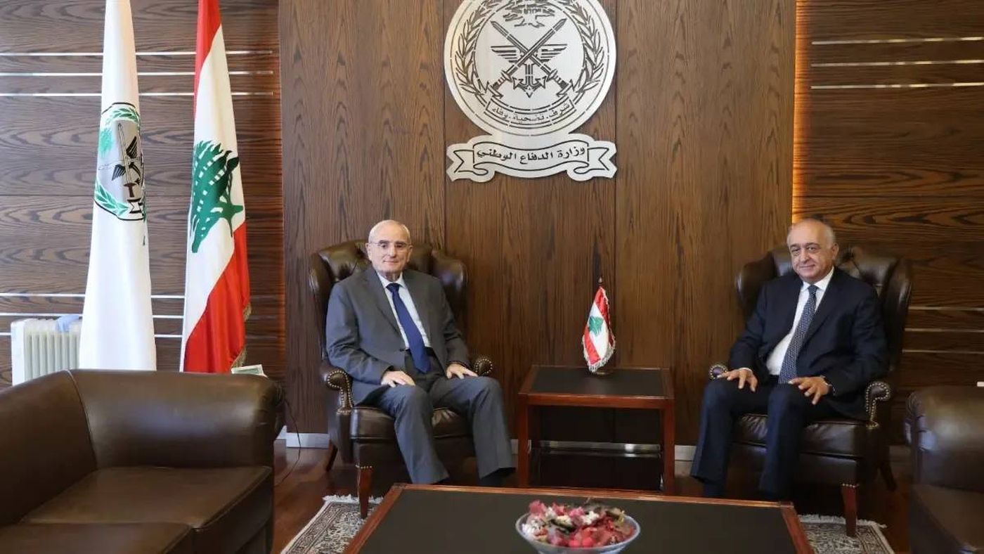 منسى يبحث مع حاصباني وخوري في التطورات الراهنة