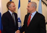 نتنياهو يبحث مستقبل غزة مع بلير