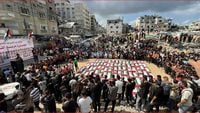 تشييع أكثر من 100 فلسطيني انتُشلوا من أنقاض "مربع التاج" في غزة
