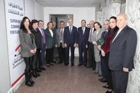 تسلّم وتسليم في هيئة الإشراف على الإنتخابات
الحجار: نؤكد الإستعداد للإستحقاق النيابي
وفد أممي: مُستعدّون لتقديم المساعدة في ملف النازحين