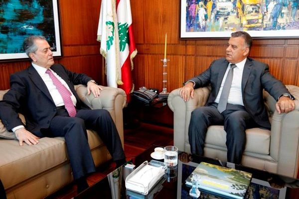 إبراهيم بحث وعلي في أوضاع النازحين وإستقبل فوشيه