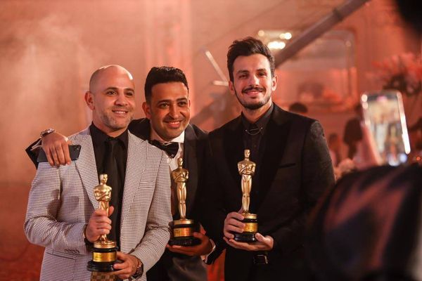 بالصور: تكريم رموز الفن والإعلام بمهرجان نجم العرب