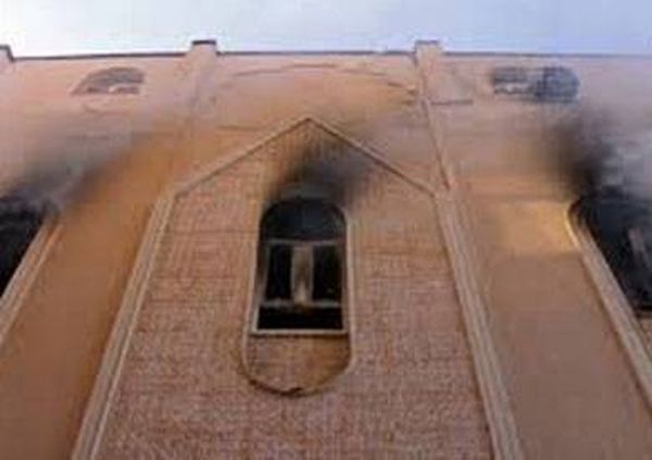 متطرفون يهود يحرقون كنيسة في طبريا