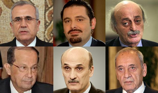 الحكومة الجامعة الأسبوع المقبل وجنبلاط تبلّغ موافقة المستقبل والحريري سيتحدث الاثنين ...
سليمان كشف عن إشارات إيجابية من الحريري و8 آذار مع إعطاء الخارجية للرئيس ...
جعجع لن يشارك في حكومة اللا شيء وعون يرفض «الاشغال» لباسيل ويتمسك بالطاقة