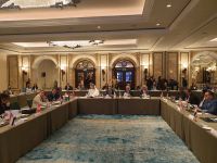 اطلاق ملتقى ادارة الازمات المصرفية والاستدامة المالية بمشاركة
الامناء العامين لجمعيات واتحادات المصارف العربية من بيروت