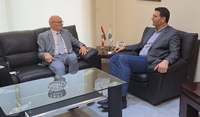 وزير الزراعة استقبل سفير المانيا وبحثا في العلاقات الثنائية بين البلدين