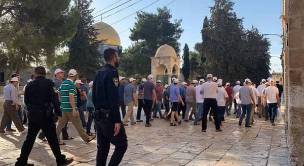 اقتحام عشرات المستوطنين لباحات المسجد الأقصى