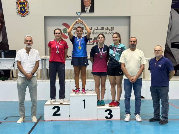 ماريانا سهاكيان بطلة لبنان
في كرة الطاولة