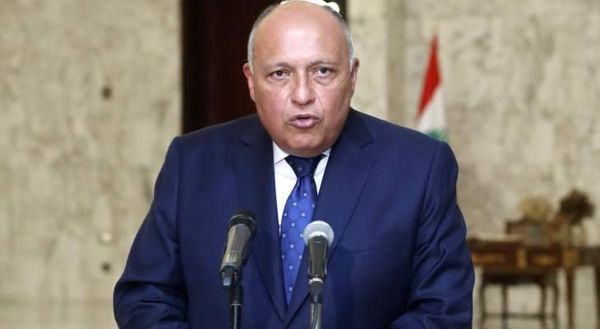 شكري من بعبدا: مصر مستمرة ببذل كل الجهود للتواصل مع كل الجهات للخروج من الأزمة