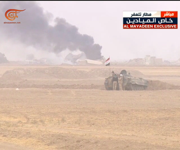 قوات الحشد الشعبي تعلن تحرير مطار تلعفر من داعش