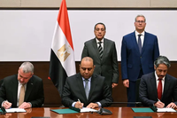 توقيع مذكرة تفاهم بين قطر للطاقة ومصر في مجال الغاز