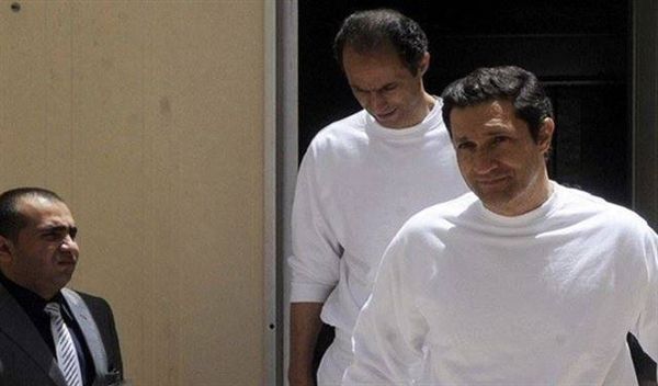 إخلاء سبيل علاء وجمال مبارك في قضية القصور الرئاسية