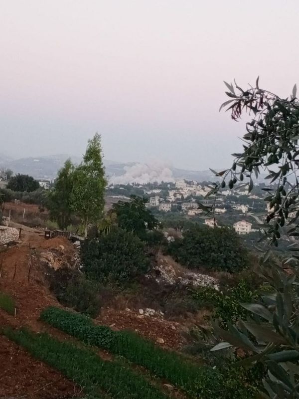 تفجير إسرائيلي في بلدة بني حيان
